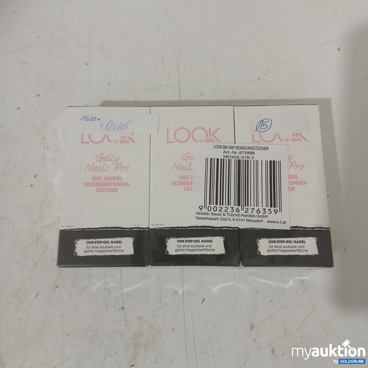 Artikel Nr. 929389: Look Gelly Nails Pro Gel Vorbereitungstücher 3x30Stk