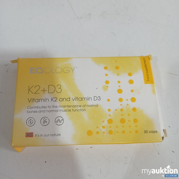Artikel Nr. 959389: Eqology K2+D3 30caps 