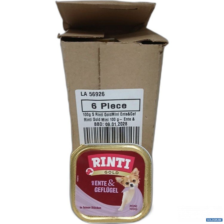 Artikel Nr. 978389: Rinti Gold Mini Ente & Geflügel 6x 100g