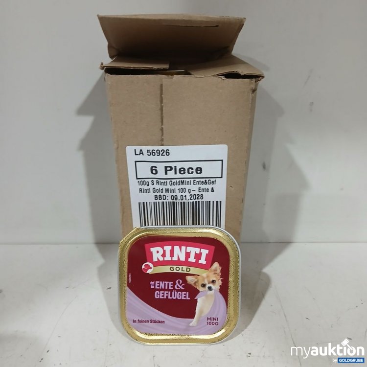 Artikel Nr. 978389: Rinti Gold Mini Ente & Geflügel 6x 100g