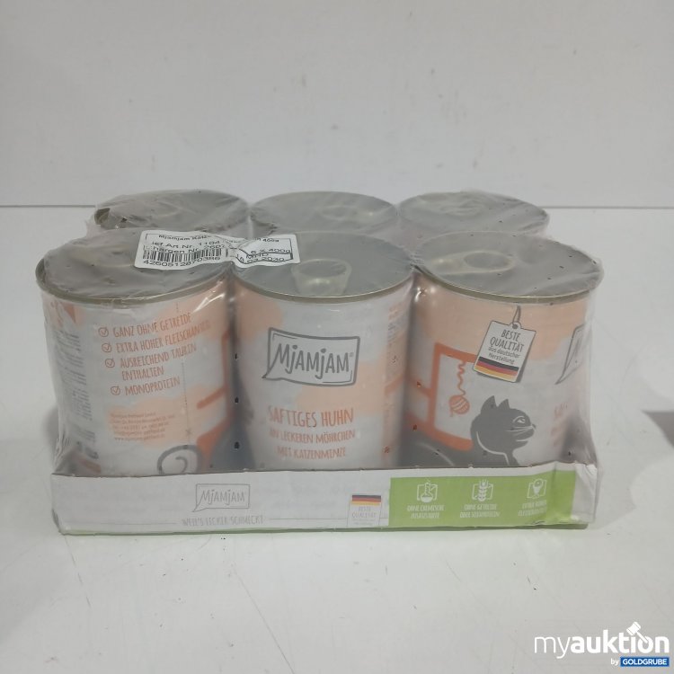 Artikel Nr. 981389 Artikel Nr. 981389: Mjamjam Katzenfutter saftiges Huhn 6x400g
