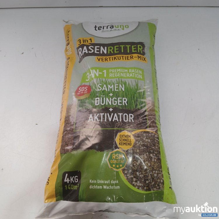 Artikel Nr. 987389: Terrauno 3in1 Rasenretter Vertikutier mix 4kg 