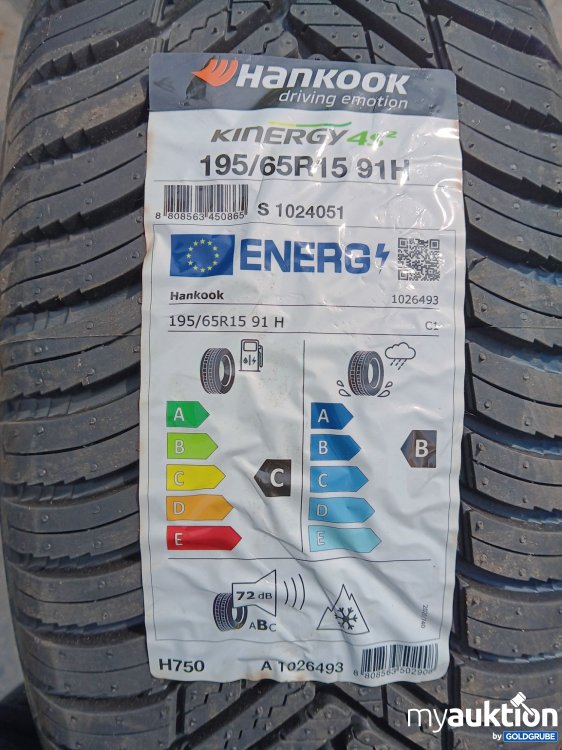 Artikel Nr. 440390 Artikel Nr. 440390: Hankook Kinergy 4S2 195/65R15 91H