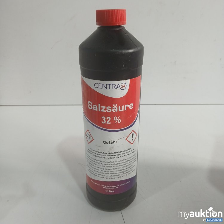 Artikel Nr. 460390 Artikel Nr. 460390: CENTRA24 Salzsäure 32% 1 l