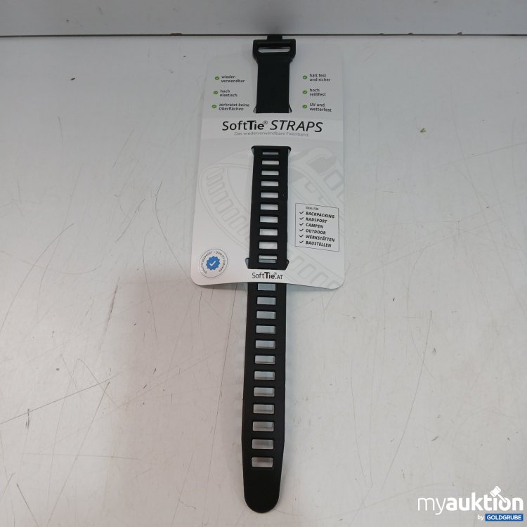 Artikel Nr. 468390 Artikel Nr. 468390: SoftTie STRAPS Fixierband schwarz wiederverwendbar 28x400mm