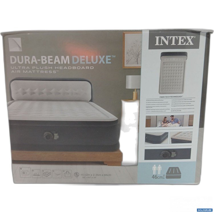 Artikel Nr. 916390 Artikel Nr. 916390: Intex Dura-Beam Deluxe Ultra Plush Headboard Air Mattress 1,52m x 2,36m x 86cm