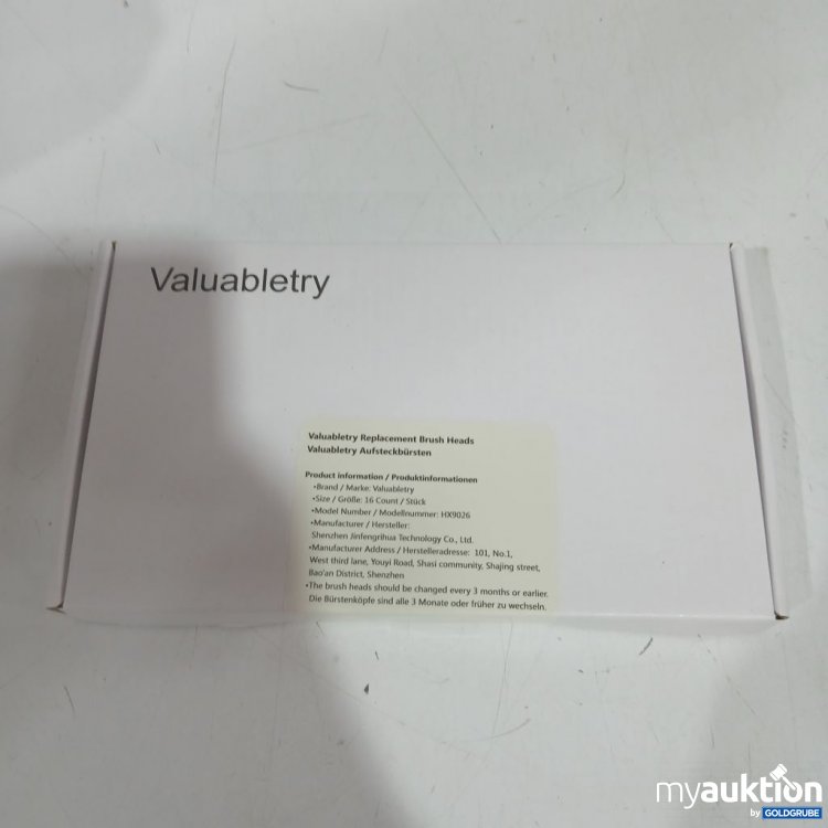 Artikel Nr. 932390 Artikel Nr. 932390: Valuabletry Replacement Brush Heads 16er Set