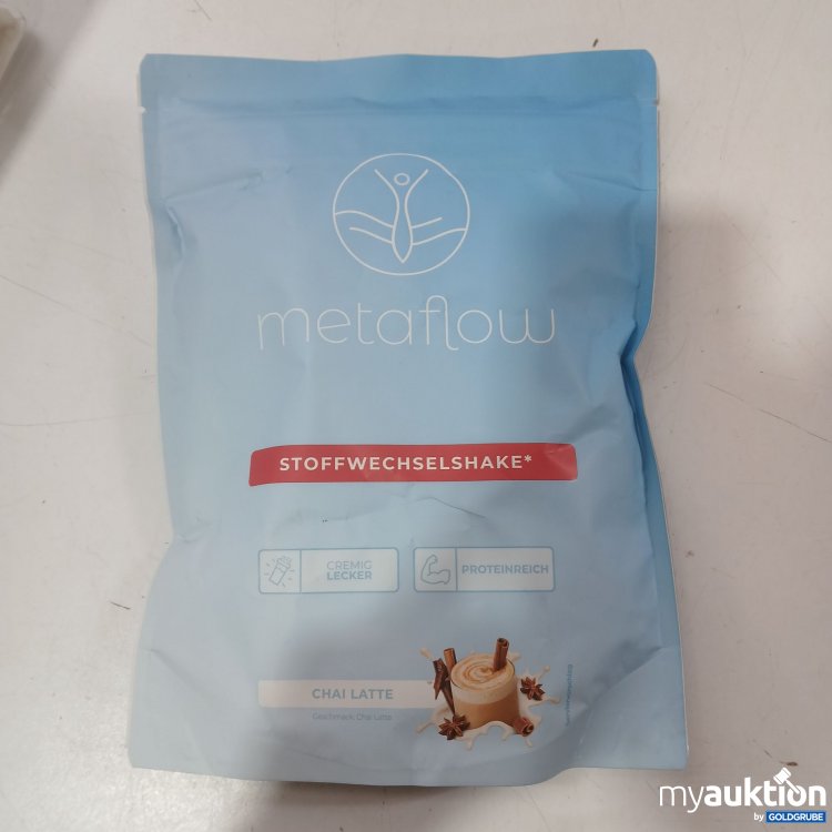 Artikel Nr. 970390 Artikel Nr. 970390: Metaflow Stoffwechselshake Chai Latte Geschmack, 450g