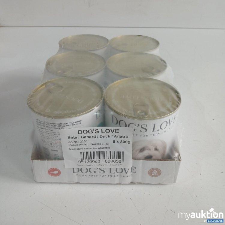 Artikel Nr. 990390: Dogs Love Hundefutter Ente 6x800g