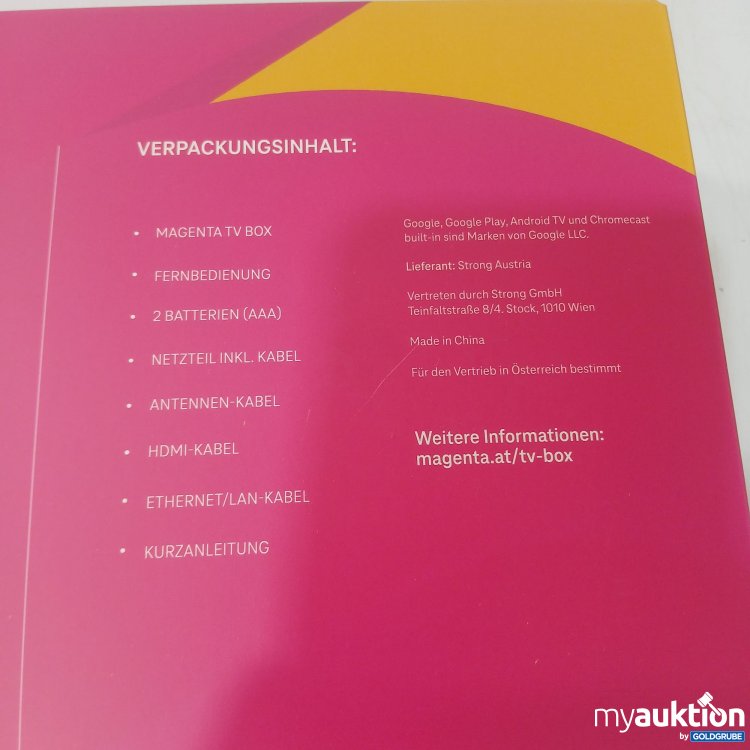 Artikel Nr. 995390 Artikel Nr. 995390: Magenta TV Box Kit KITU1_441013203856