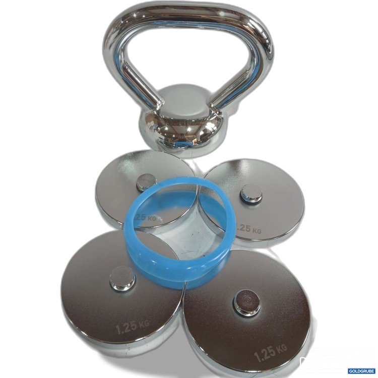Artikel Nr. 996390: Kettlebell mit 4x 1,25kg Scheibe