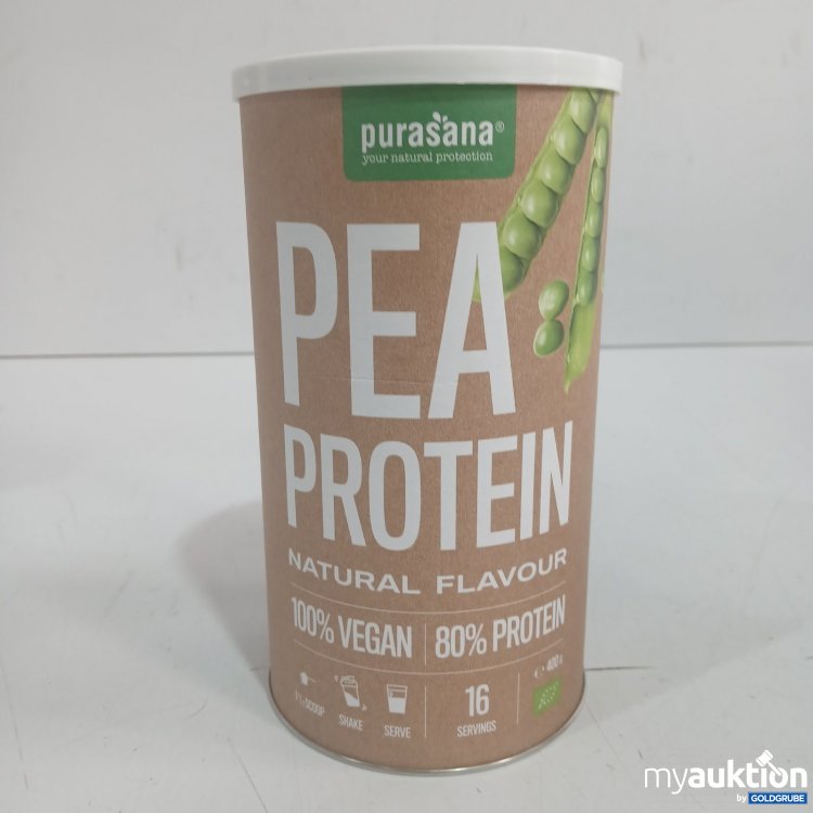 Artikel Nr. 465391 Artikel Nr. 465391: purasana Pea Protein Natural Flavour 400 g