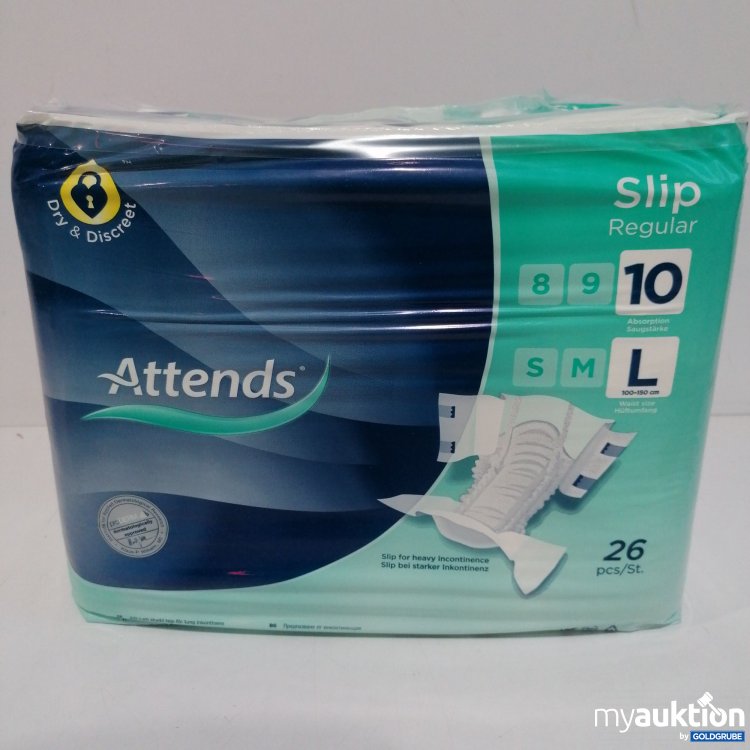 Artikel Nr. 888391 Artikel Nr. 888391: Attends Slip Regular Gr. L 26Stk