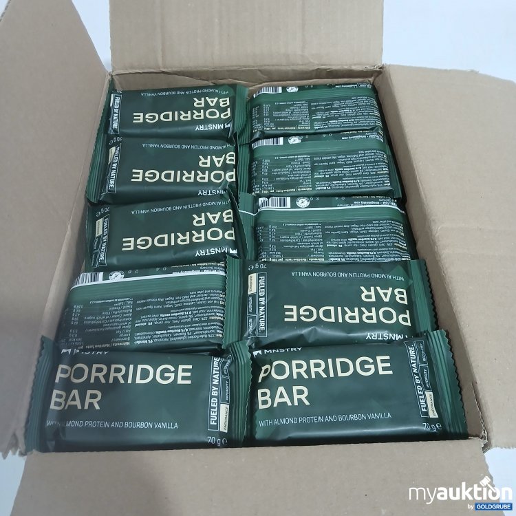 Artikel Nr. 897391: Mnstry Porridge Bar with Almond Protein and Bourbon vanilla 80x70g