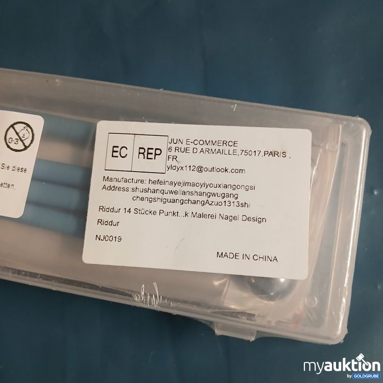 Artikel Nr. 919391: Riddur Nail Art Werkzeug Set 14-teilig