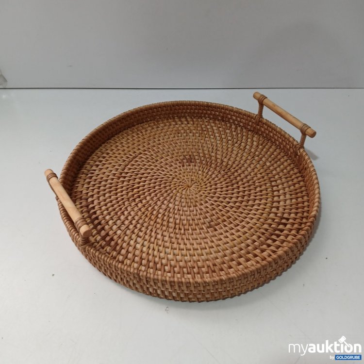 Artikel Nr. 964391 Artikel Nr. 964391: Rundes Serviertablett aus Ratan