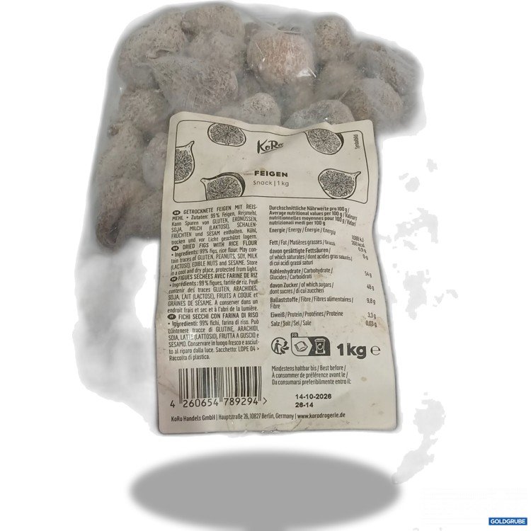 Artikel Nr. 979391 Artikel Nr. 979391: KoRo Feigen Snack 1kg