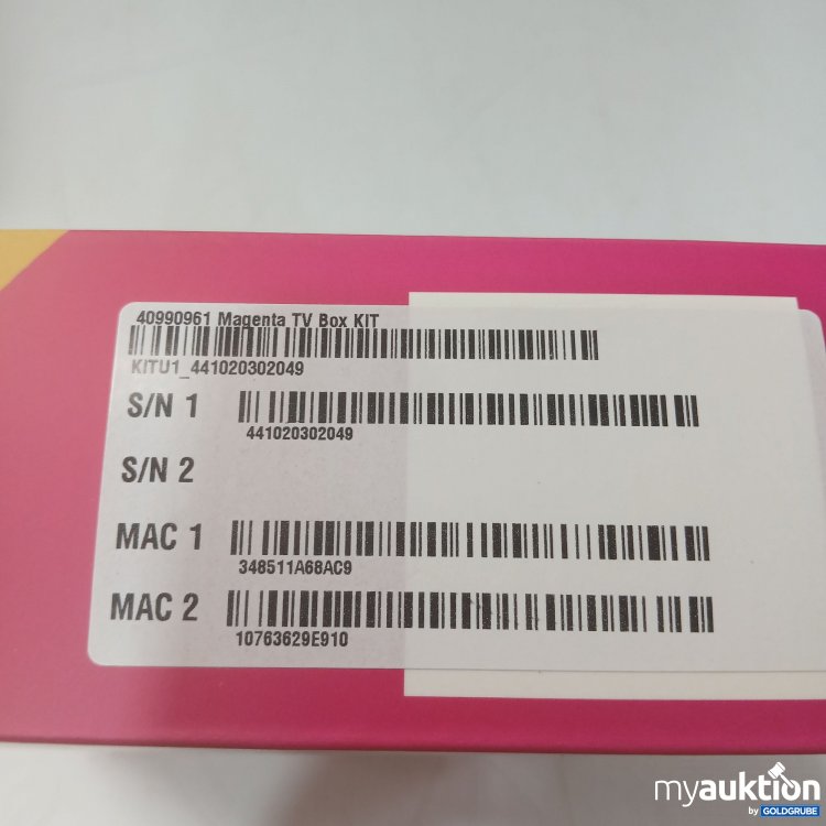 Artikel Nr. 995391 Artikel Nr. 995391: Magenta TV Box Kit KITU1_441020302049