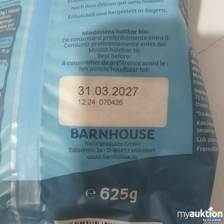 Artikel Nr. 469392: barnhouse Krunchy Hafer 625 g