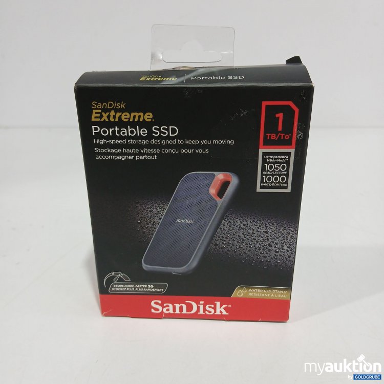 Artikel Nr. 810392 Artikel Nr. 810392: San Disk Extreme Portable SSD 1TB