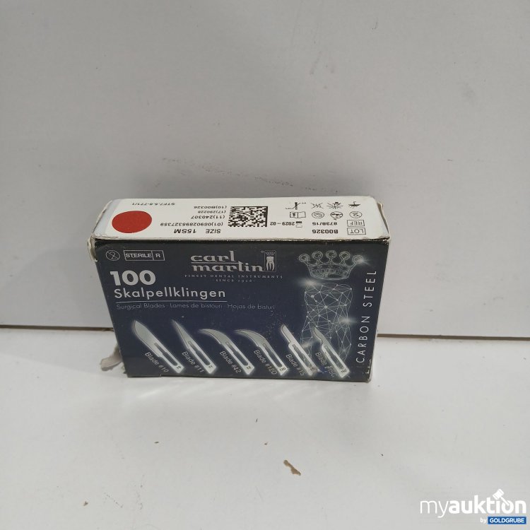 Artikel Nr. 892392: Carl Marlin Skalpellklingen 100 Stück 