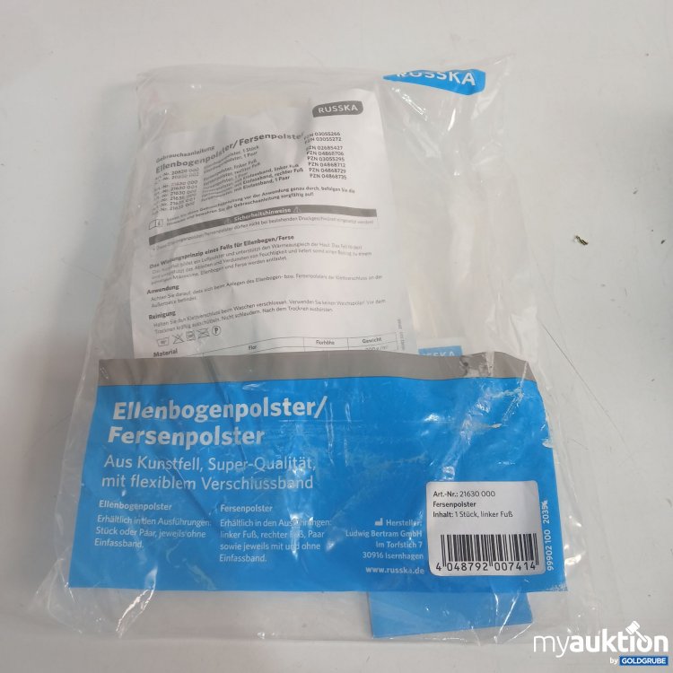 Artikel Nr. 894392: Russka Fersenpolster linker Fuß 