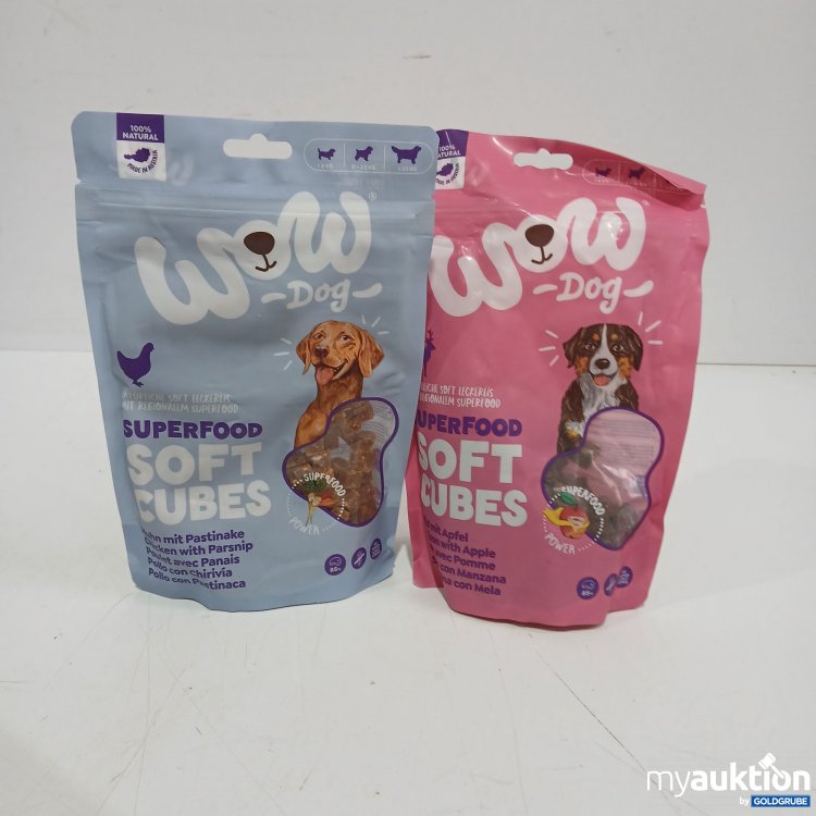 Artikel Nr. 961392 Artikel Nr. 961392: Wow Dog asoft Cubes Diverse Sorten 2x150g