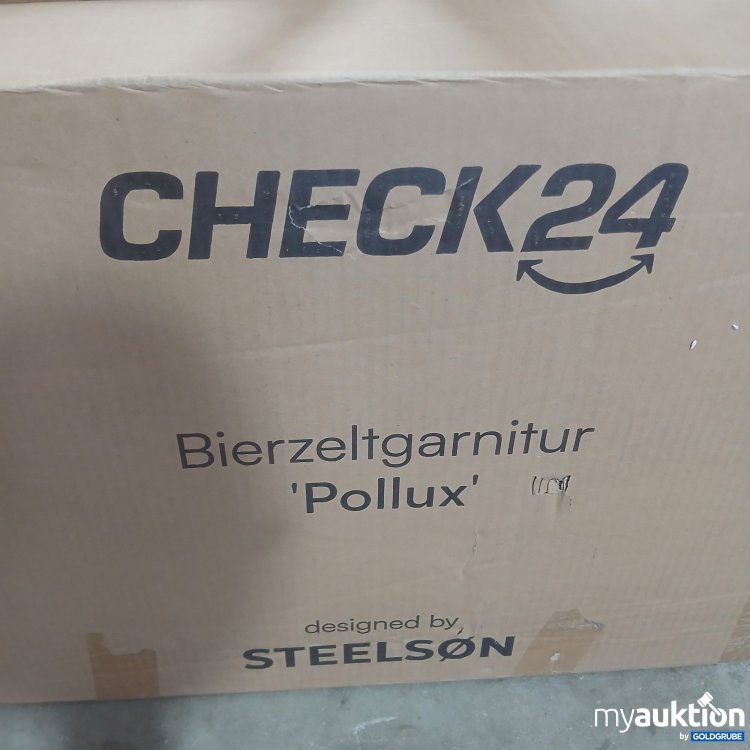 Artikel Nr. 437393: Check24 Steelson Bierzeltgarnitur 'Pollux' 3-teilig