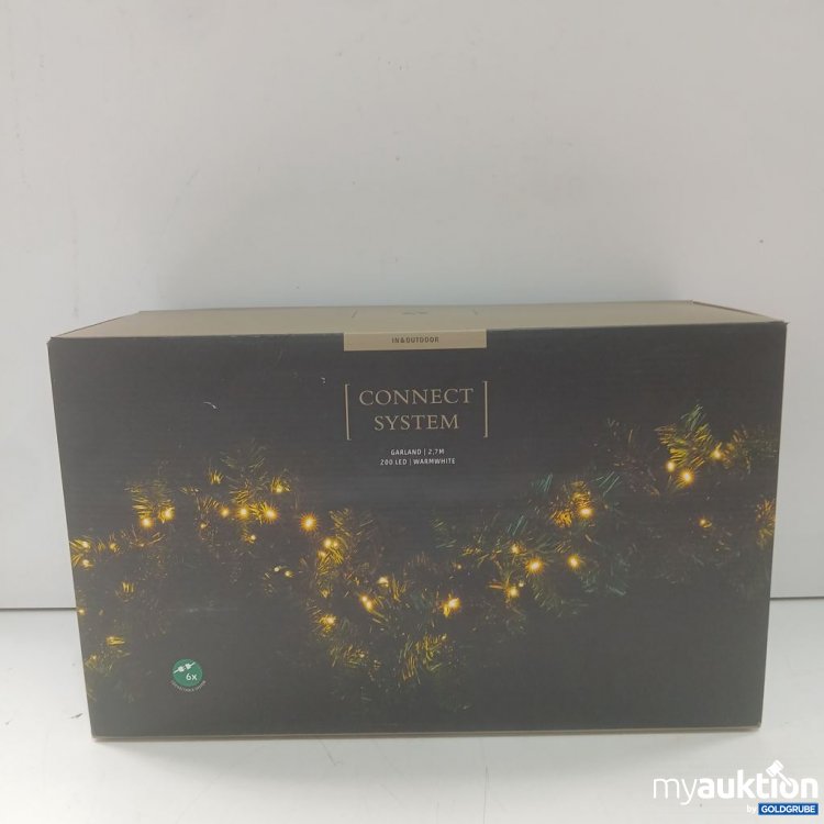 Artikel Nr. 447393 Artikel Nr. 447393: CONNECT SYSTEM Garland 12 m 200 LED warmweiß 2,7m