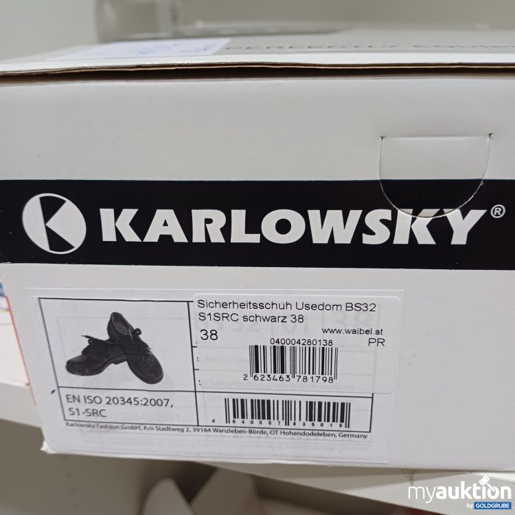 Artikel Nr. 463393 Artikel Nr. 463393: Karlowsky Sicherheitsschuh Usedom BS32 Größe 38