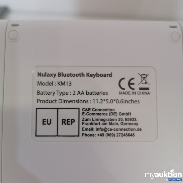 Artikel Nr. 665393: Nulaxy Bluetooth Tastatur 