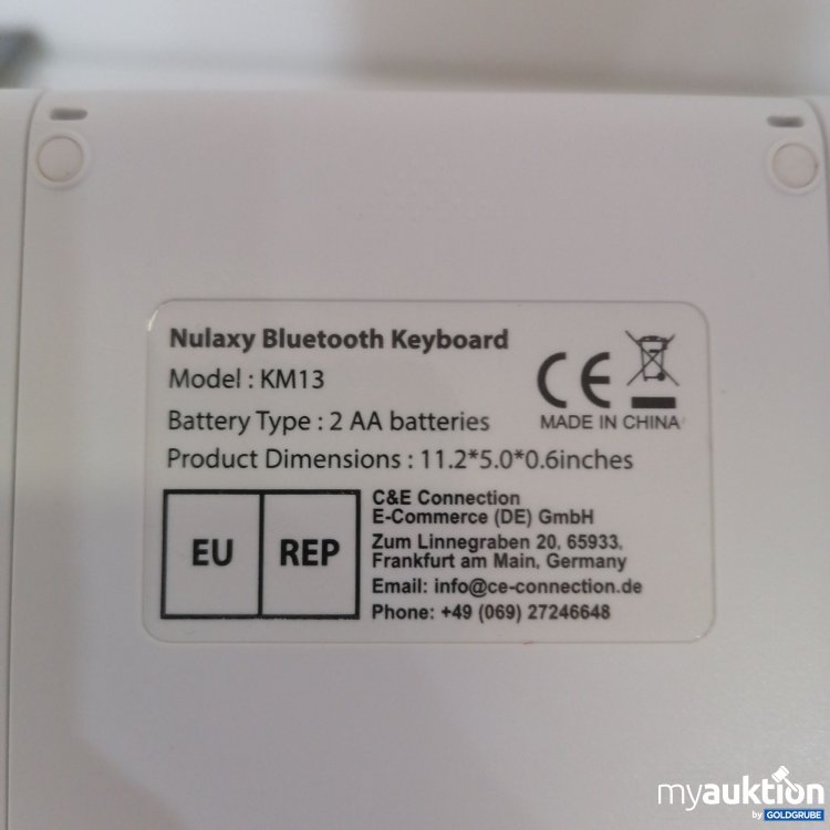 Artikel Nr. 665393 Artikel Nr. 665393: Nulaxy Bluetooth Tastatur