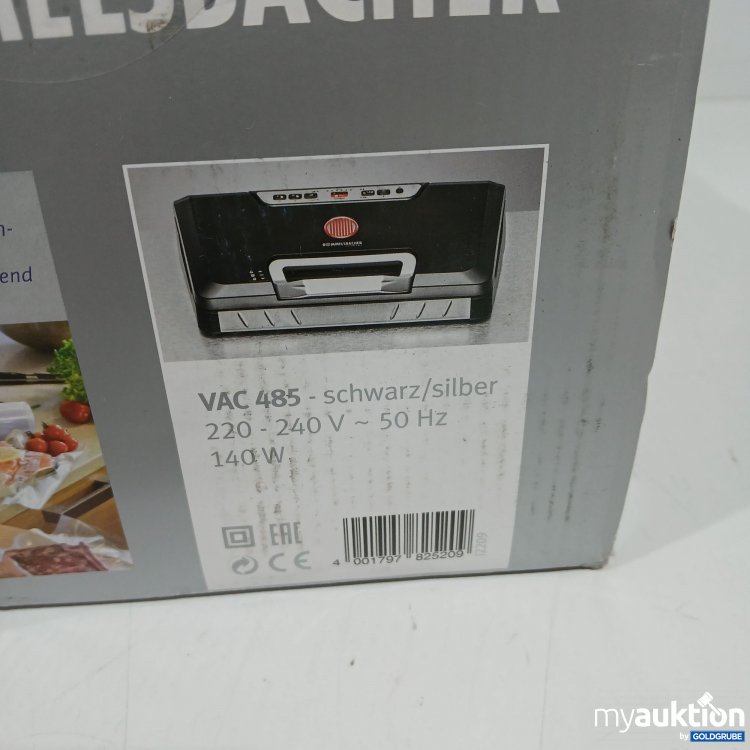 Artikel Nr. 808393 Artikel Nr. 808393: Rommelsbacher Vakuumierer VAC 485 schwarz/Silber