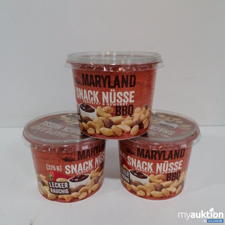 Artikel Nr. 850393 Artikel Nr. 850393: Maryland Snack Nüsse 3x275g