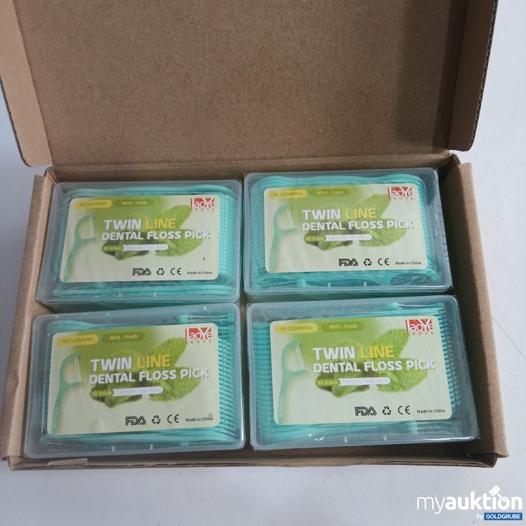 Artikel Nr. 874393 Artikel Nr. 874393: Twin Line Dental Floss Pick 4x50Stk