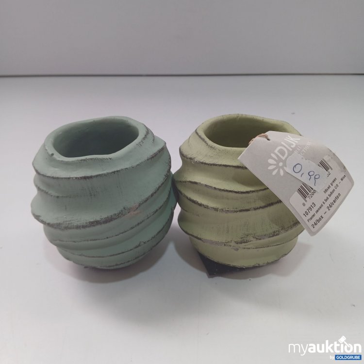 Artikel Nr. 902393: Dijk Blumentopf 2 Stück ca.9,5x8cm 