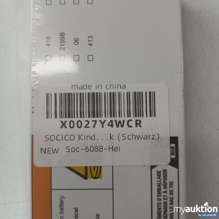 Artikel Nr. 933393 Artikel Nr. 933393: Socico Kinderarmbanduhr schwarz Soc-6088-Hei