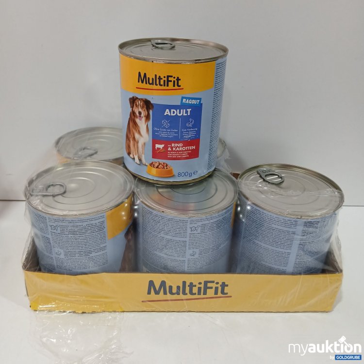 Artikel Nr. 770394 Artikel Nr. 770394: MultiFit Hundefutter Adult 6x800g