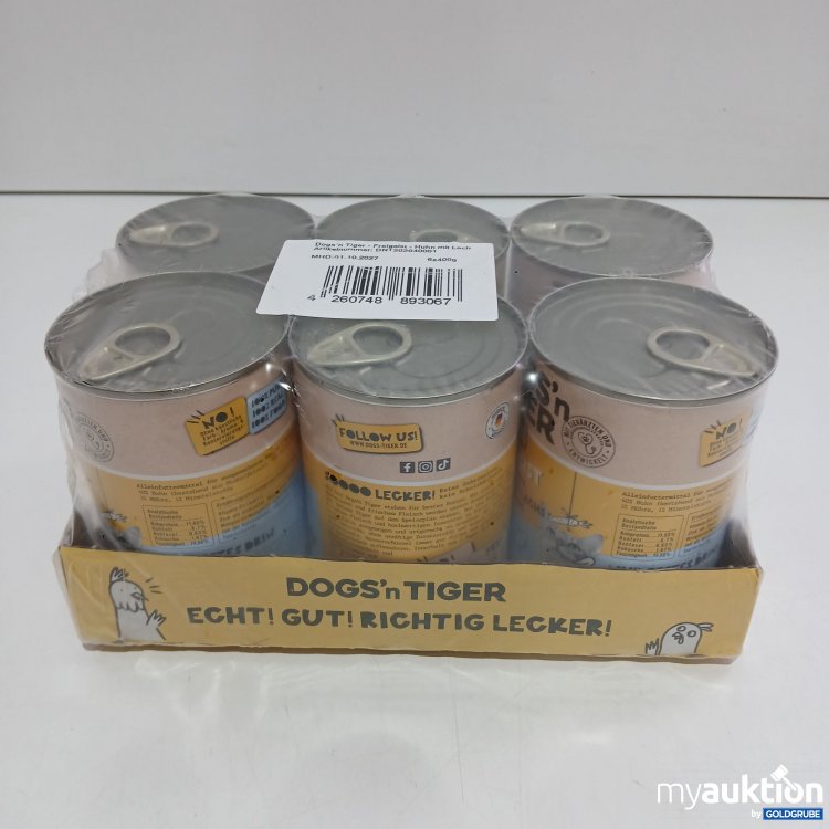 Artikel Nr. 812394: Dogs'n Tiger Katzenfutter 6x400g