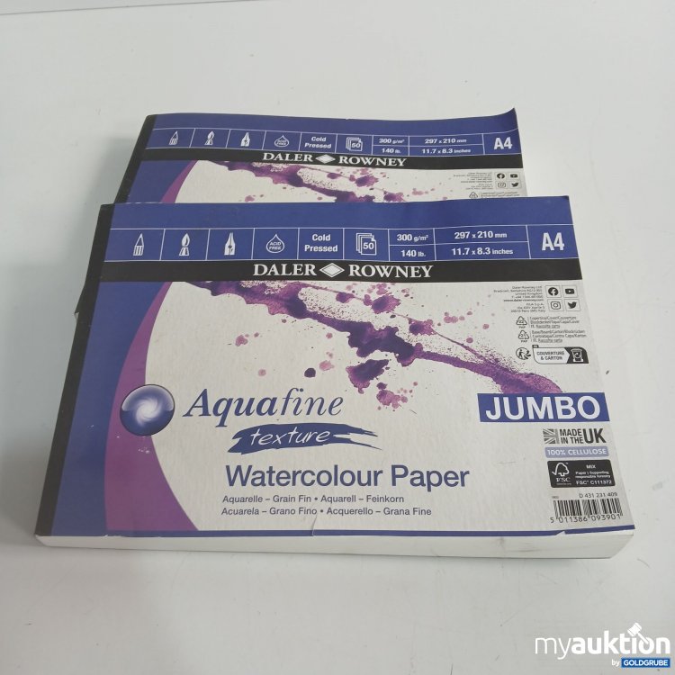 Artikel Nr. 874394 Artikel Nr. 874394: Daler Rowney Aquafine texture Watercolour Paper A4