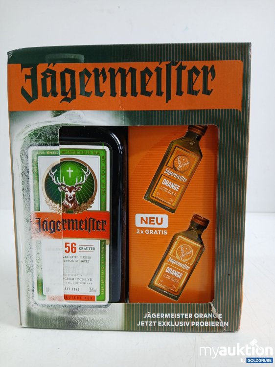 Artikel Nr. 997394: Jägermeister 1x 07l + 2x 0,02l orange