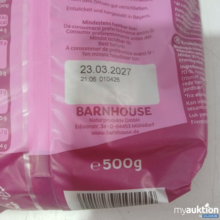Artikel Nr. 469395 Artikel Nr. 469395: barnhouse Krunchy Waldbeere 500 g