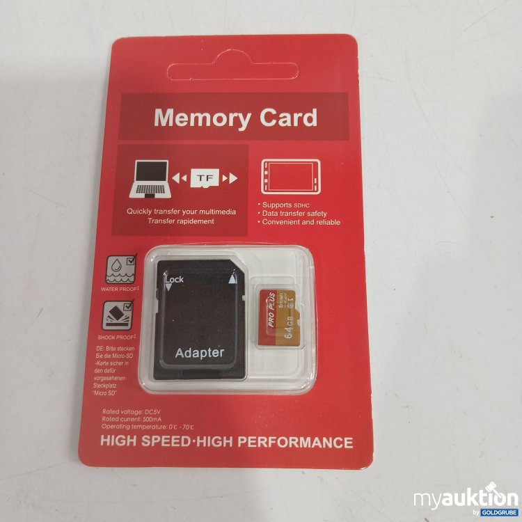 Artikel Nr. 856395 Artikel Nr. 856395: Memory Card 64 GB
