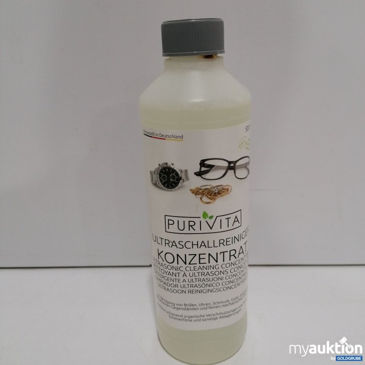 Artikel Nr. 877395: Purivita Ultraschallreiniger Konzentrat 500ml