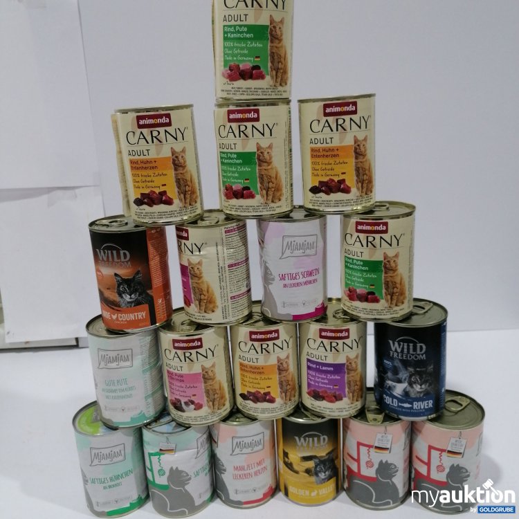 Artikel Nr. 890395: Diverses Katzenfutter 19x400g