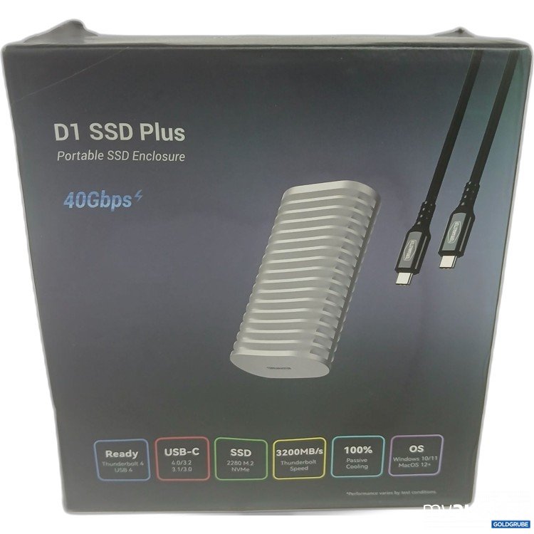 Artikel Nr. 989395: Terramaster Portable SSD Enclosure D1 SSD Plus 