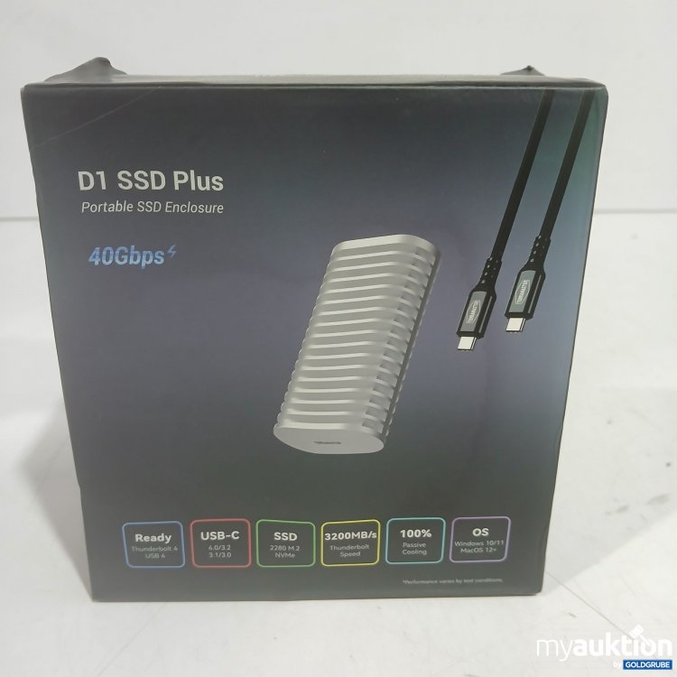 Artikel Nr. 989395: Terramaster Portable SSD Enclosure D1 SSD Plus 