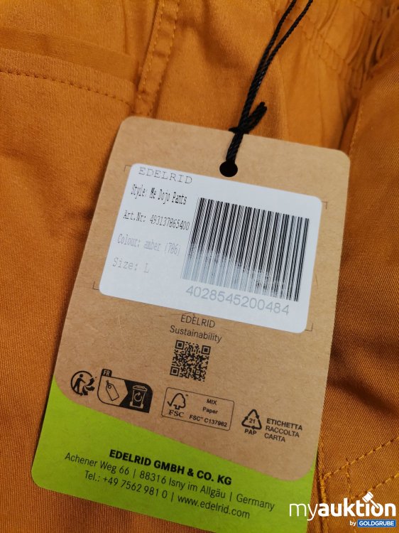 Artikel Nr. 435396: Edelrid Pants 