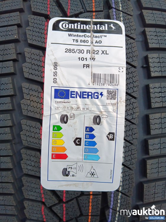 Artikel Nr. 440396 Artikel Nr. 440396: Continental Winter Contact TS 860 S AO 285/30 R22 XL 101W