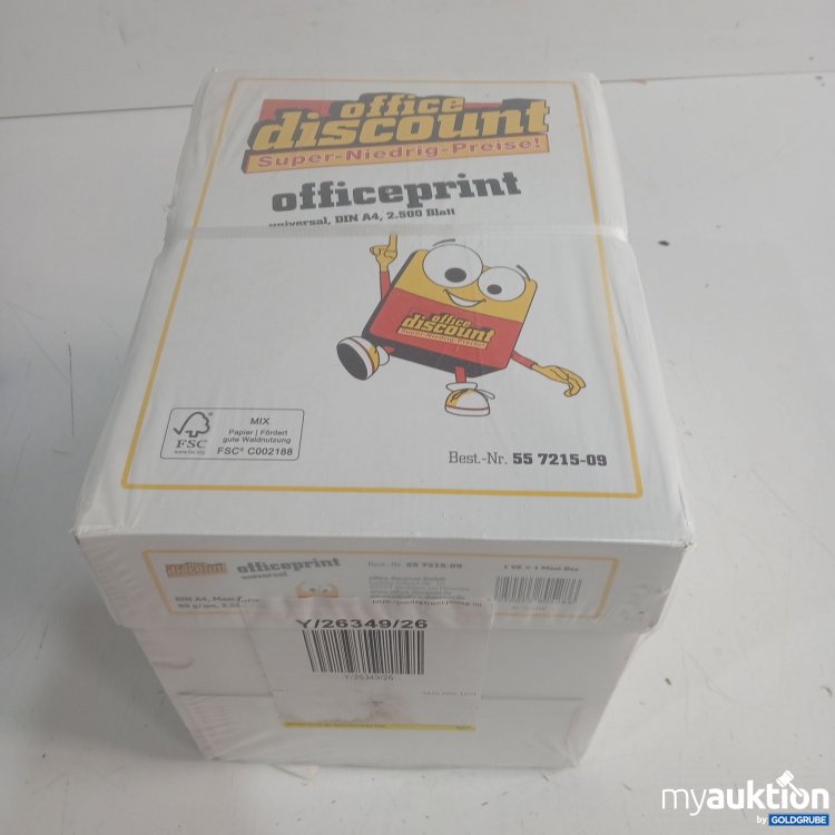 Artikel Nr. 461396 Artikel Nr. 461396: Office Discount Kopierpapier A4 2500Sheets